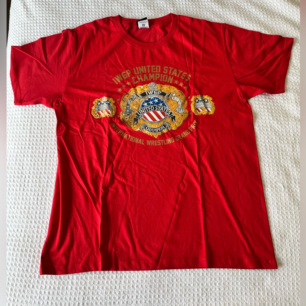 Njpw Iwgp Us Championship TShirt Xl Njpw Iwgp Us Championship TShirt Xl